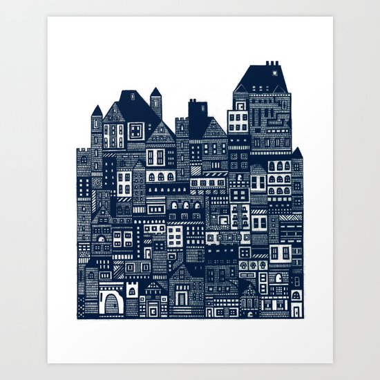 The Long Hall Art Print