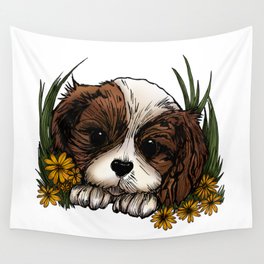 Puppy Wall Tapestry