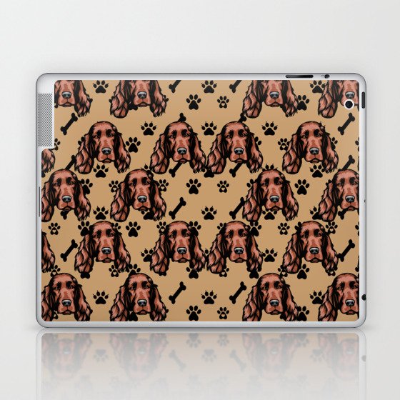 All over dog face pattern design. Laptop & iPad Skin