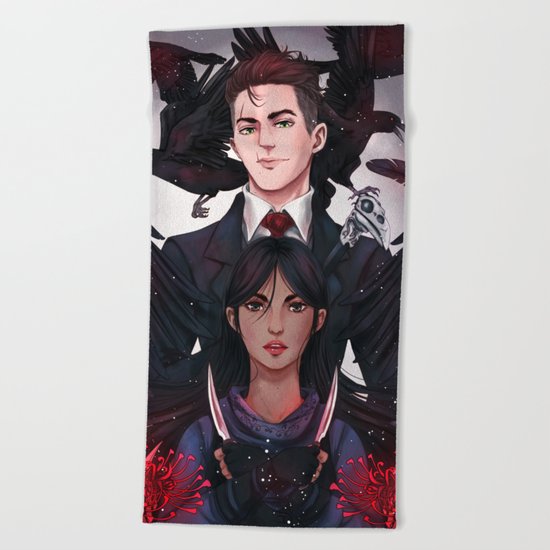 Inej & Kaz Beach Towel