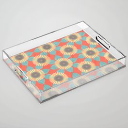 Sun Flower Acrylic Tray