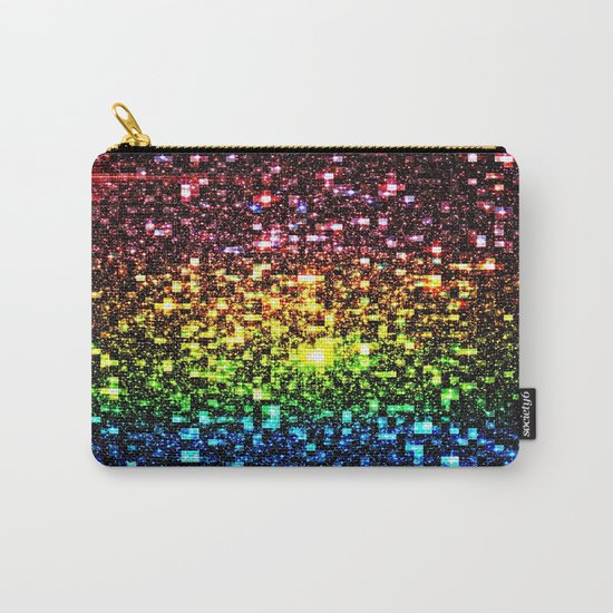 Geometric Galaxy Stars : Rainbow Carry-All Pouch