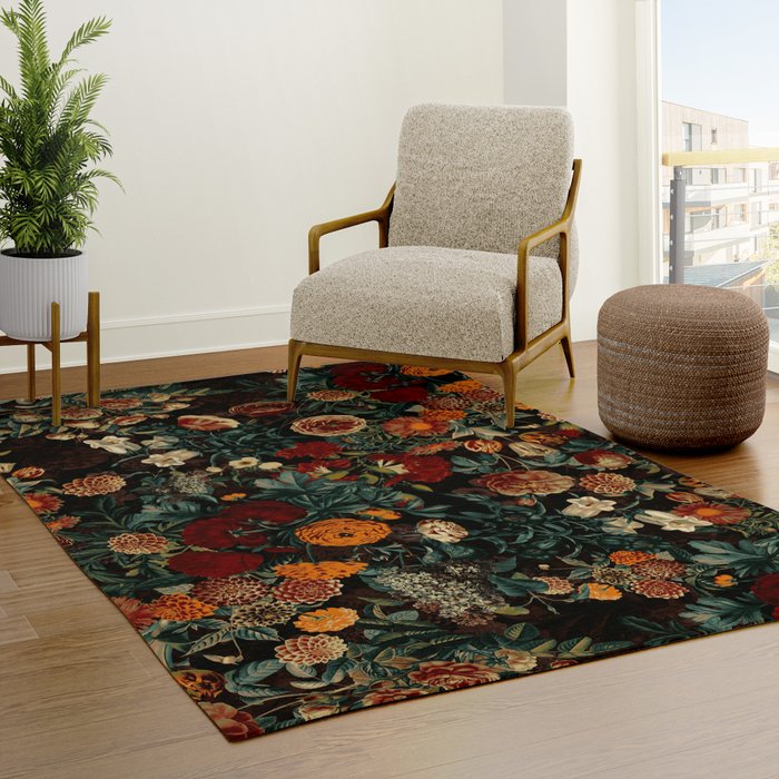 EXOTIC GARDEN - NIGHT XXI Rug Rug