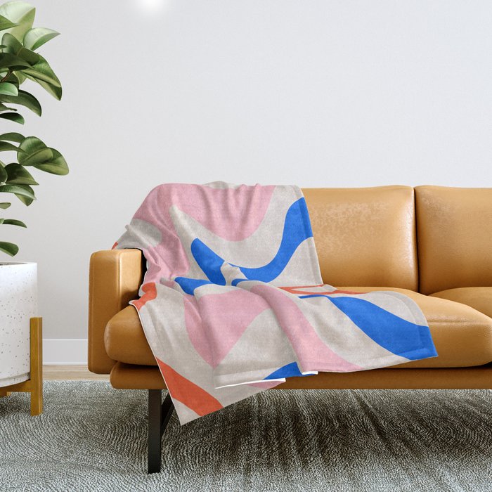 Pink orange best sale throw blanket