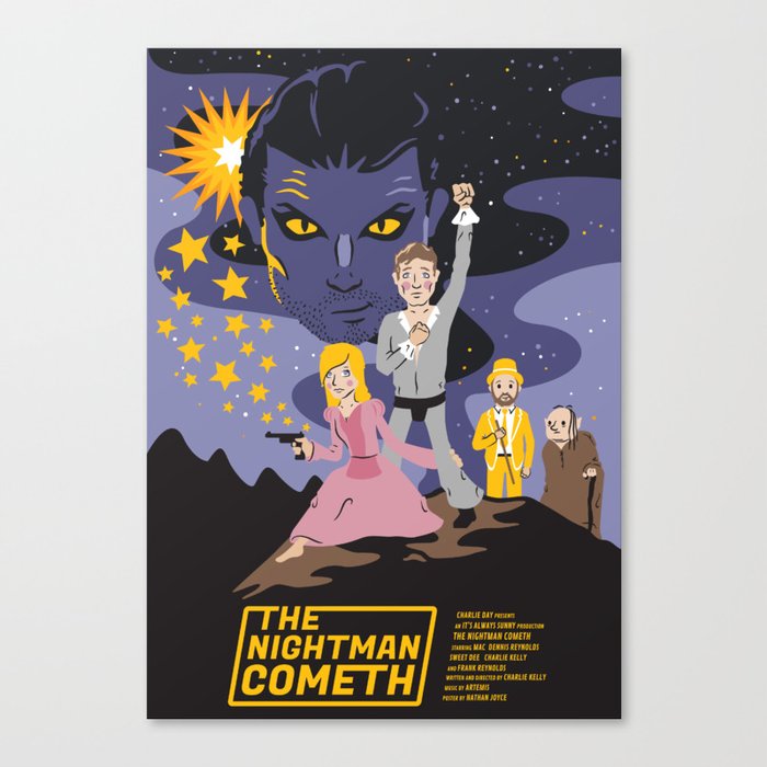 The Nightman Cometh Canvas Print