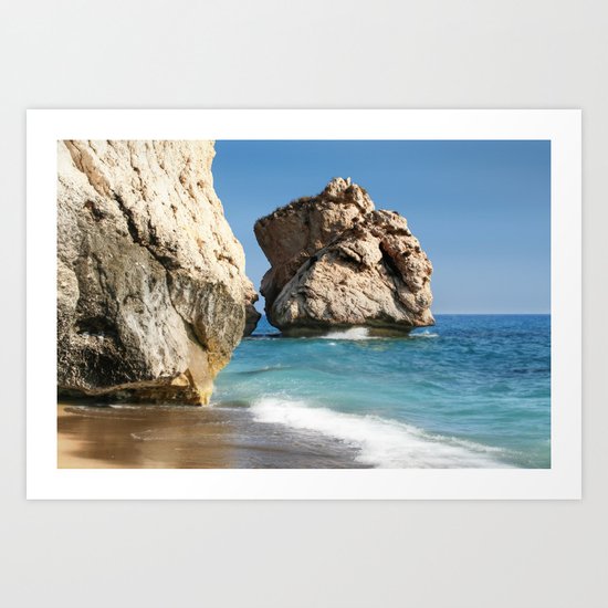 Aphrodite Rock Art Print