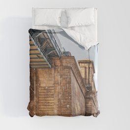 Under the Bridge in New York City | Travel Photography in NYC Duvet Cover