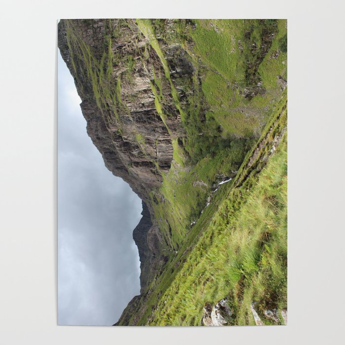Brooding Glen Coe Peak Scotland Poster