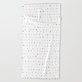 confetti dots Beach Towel