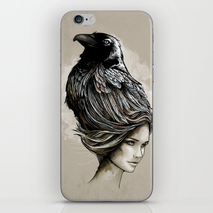 Raven Haired iPhone Skin