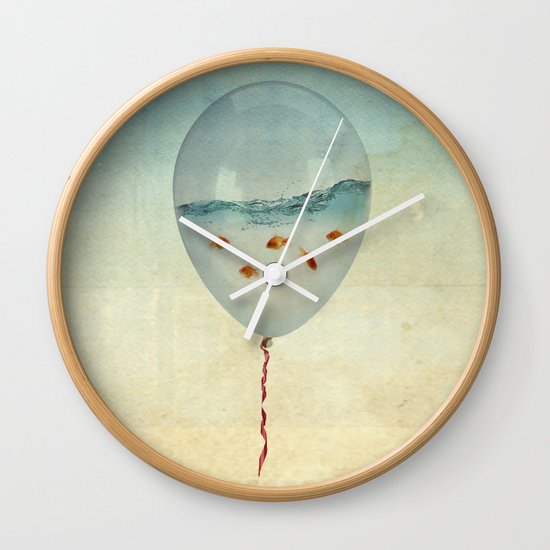 balloon fish Wall Clock