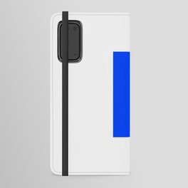 letter R (Blue & White) Android Wallet Case