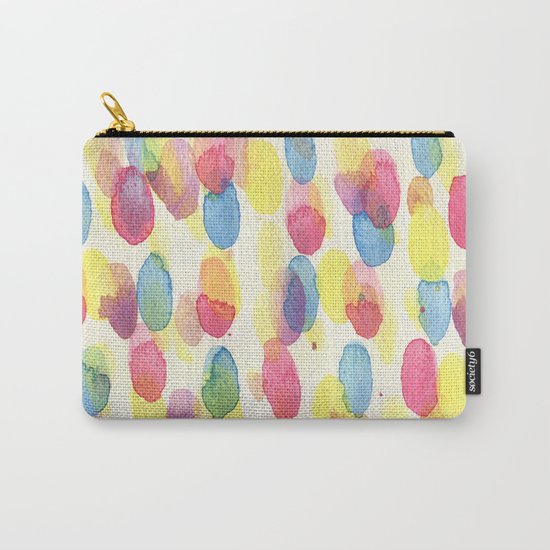 CUTE GEOMETRIC WATERCOLOUR PATTERN Carry-All Pouch