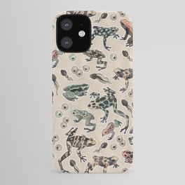 Frog pattern iPhone Case