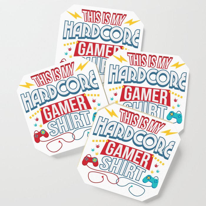 Hardcore Console Typical Gamer Gaming Nerdy Gift Coaster ... There are 734 nerdy coasters for sale on etsy, and they cost.
