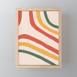 abstract colors Framed Mini Art Print