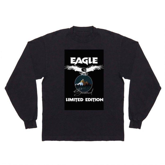 Eagle Limited Edition Seward Retro Vintage Long Sleeve T Shirt