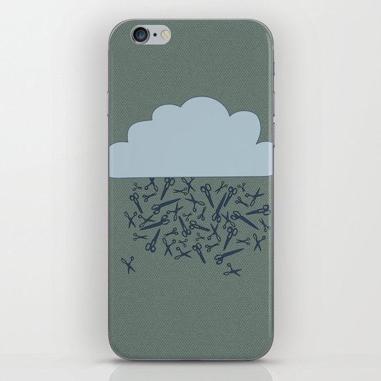 IT'S RAINING BLADES iPhone & iPod Skin