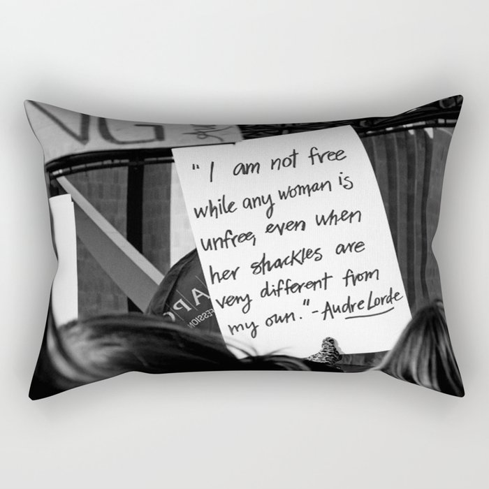 WOMEN'S MARCH 2018 Rectangular Pillow