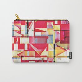 Maku Carry-All Pouch | Colorful, Graphicdesign, Red, Orange, Yellow, Geometric, Abstract, Pink, Layered 