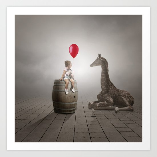 Giraffe Art Print