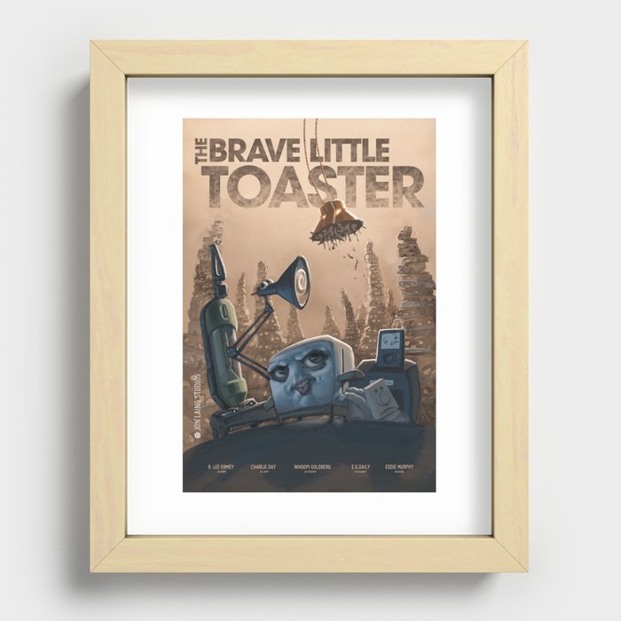 The Brave Little Toaster Recessed Framed Print