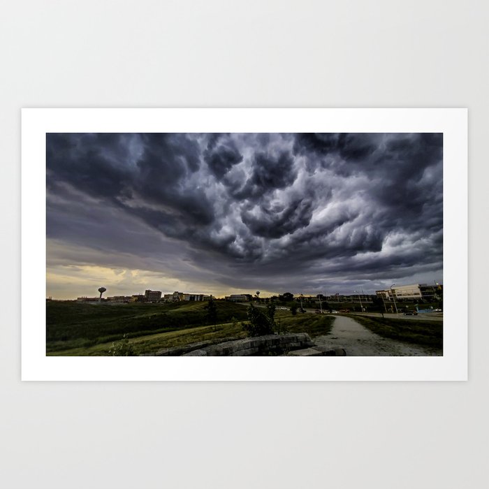 Summer Storm over Wauwatosa Art Print