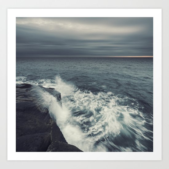 Dancing Ashore Art Print