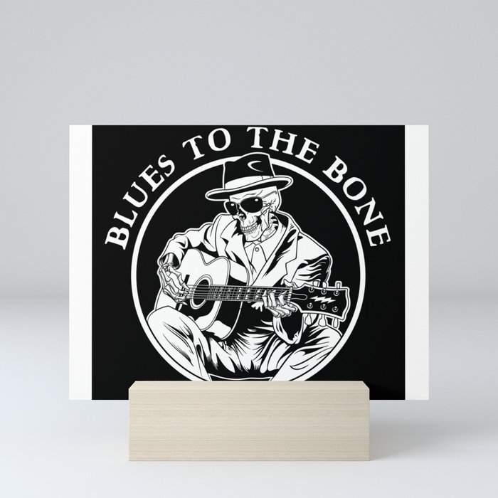 Blues To The Bone Traditional Mini Art Print