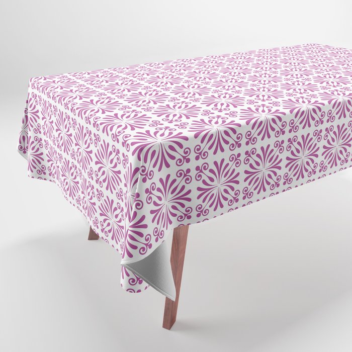 Geometric floral design Tablecloth
