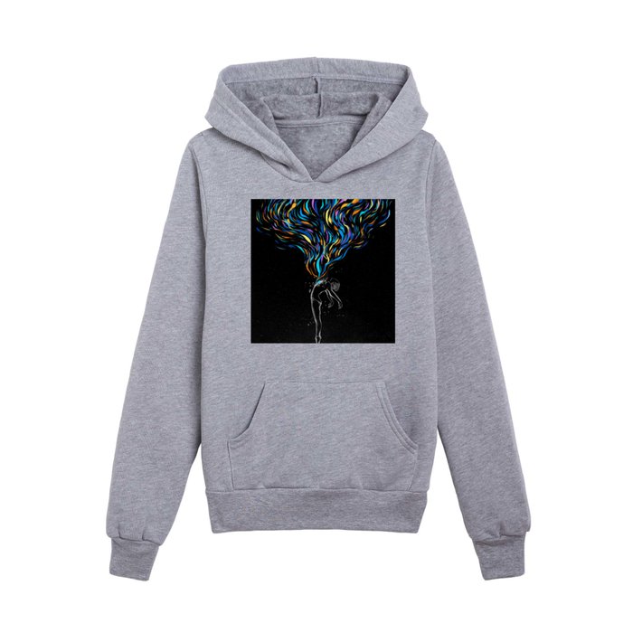 Free your colorful soul. Kids Pullover Hoodie