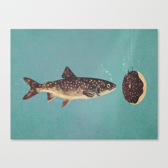 Irresistible Bait Canvas Print