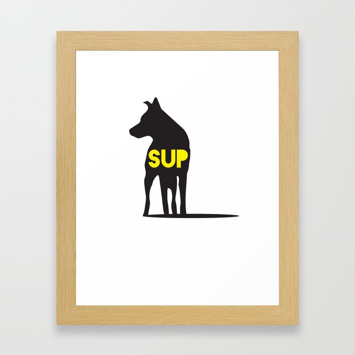 Sup Dawg Framed Art Print