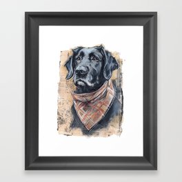Daily dogs: one of three Framed Art Print