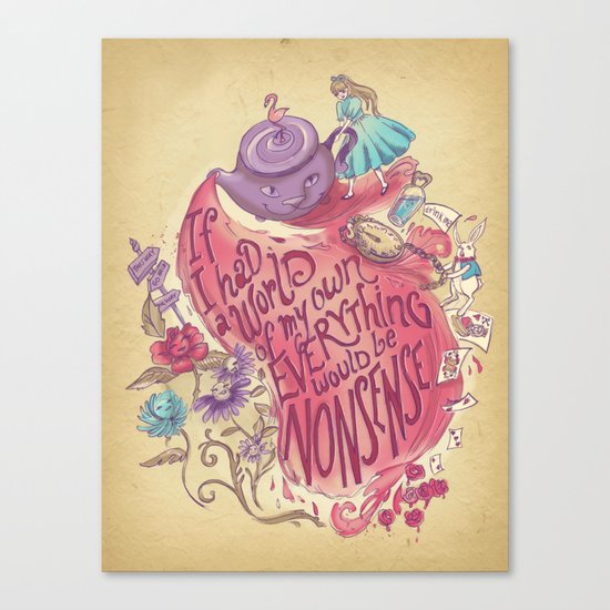 Lewis Carroll Canvas Print