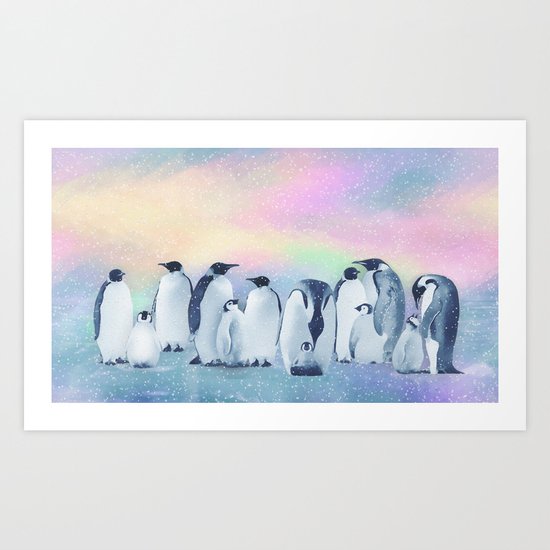 All Quiet on the South Pole Art Print