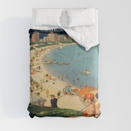 Vintage poster - Chicago Comforter