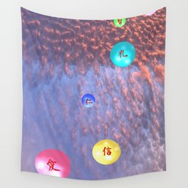 Six balls of souls that came down from heaven Wall Tapestry