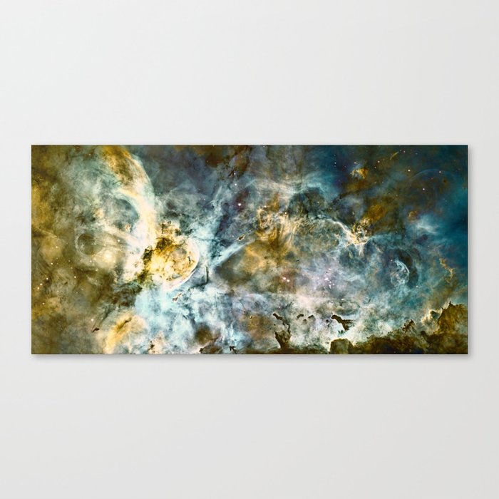 Star Birth in cosmic dust. Carina Nebula. Canvas Print