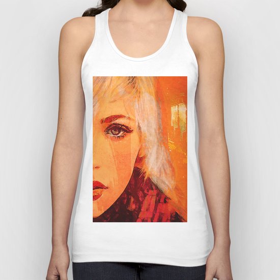 While waiting for your smile Unisex Tank Top