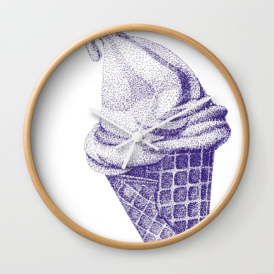 I C E - C R E A M Wall Clock