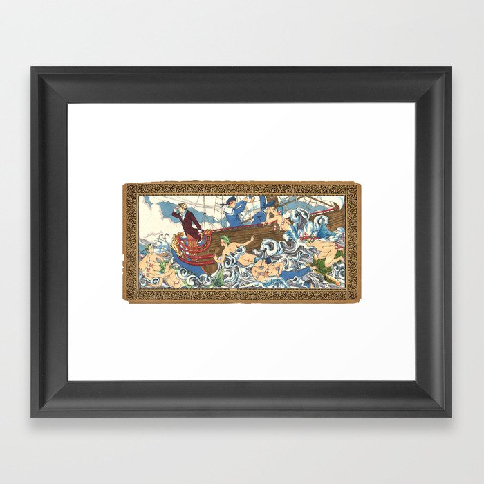 Farewell Voyage Framed Art Print