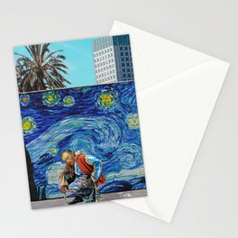 Graffiti artist Van Gogh Stationery Cards