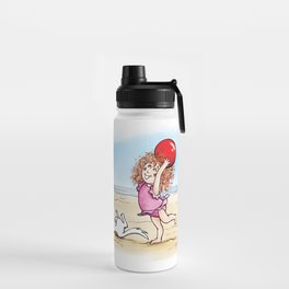 Princess Jo and Bo at the Beach Water Bottle