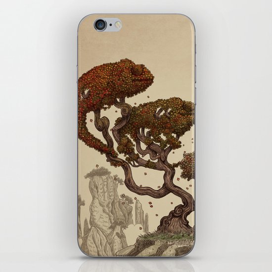Autumn Chameleons iPhone & iPod Skin