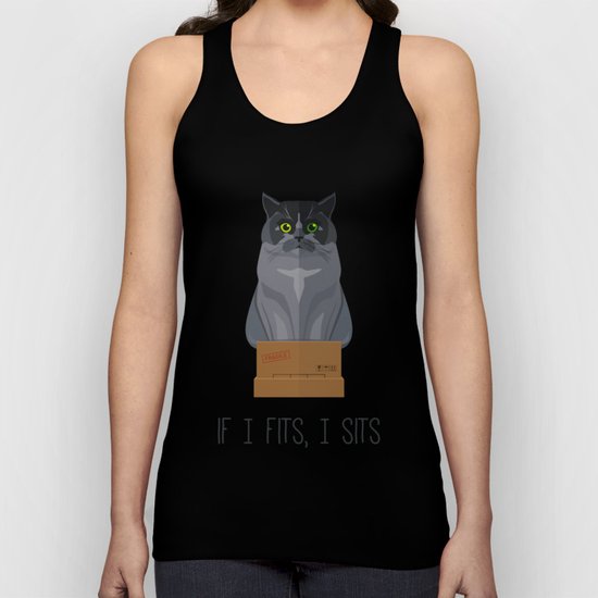 If I Fits, I Sits II Unisex Tank Top