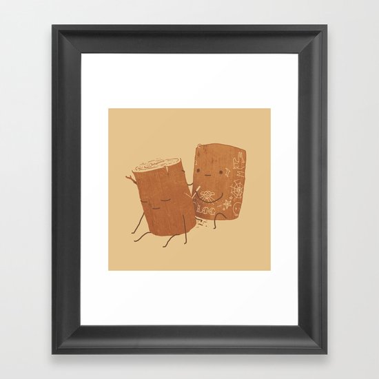 Loggy Modification Framed Art Print