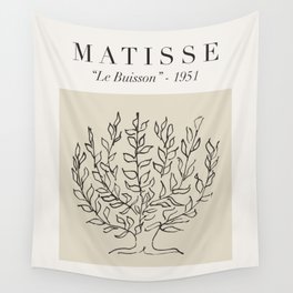 Matisse - "Le Buisson", Mid Century Abstract Art Decor Wall Tapestry