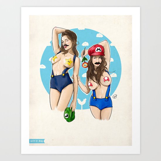 We're Here to Clean Your Pipes Art Print