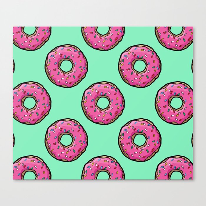 Sweet Donut Canvas Print